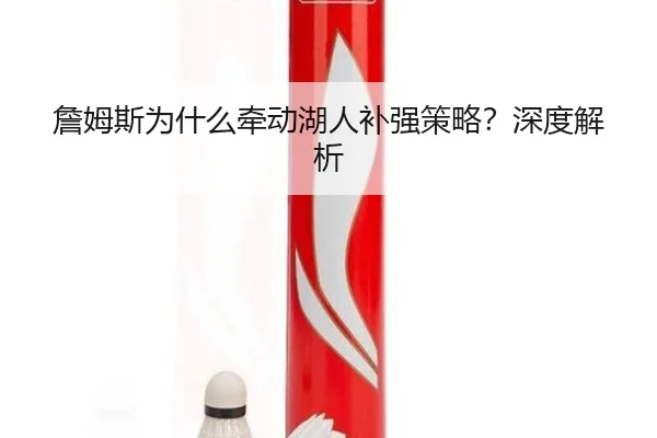 詹姆斯为什么牵动湖人补强策略？深度解析